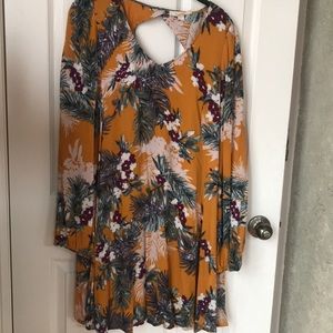 Flower print dress